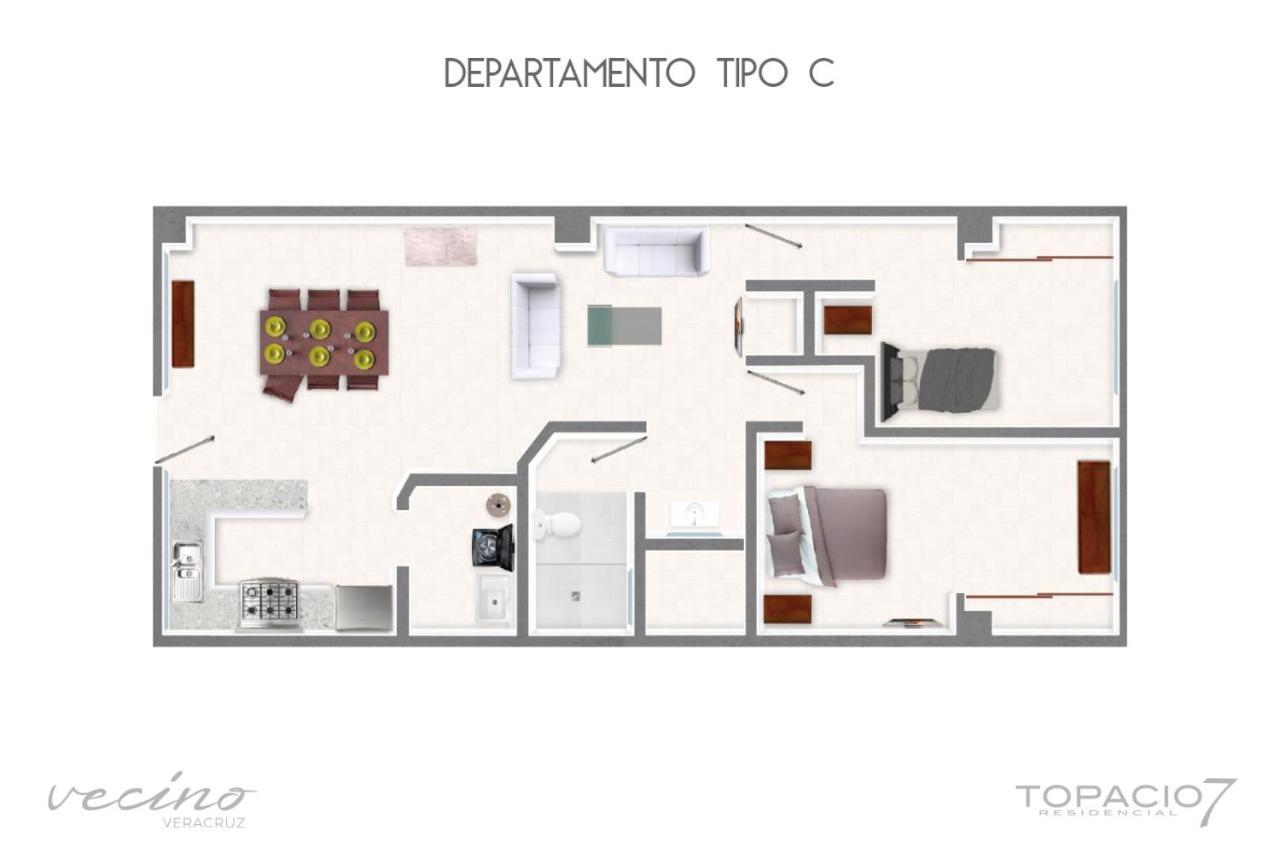 Topacio7 Residencial Boca del Río Εξωτερικό φωτογραφία