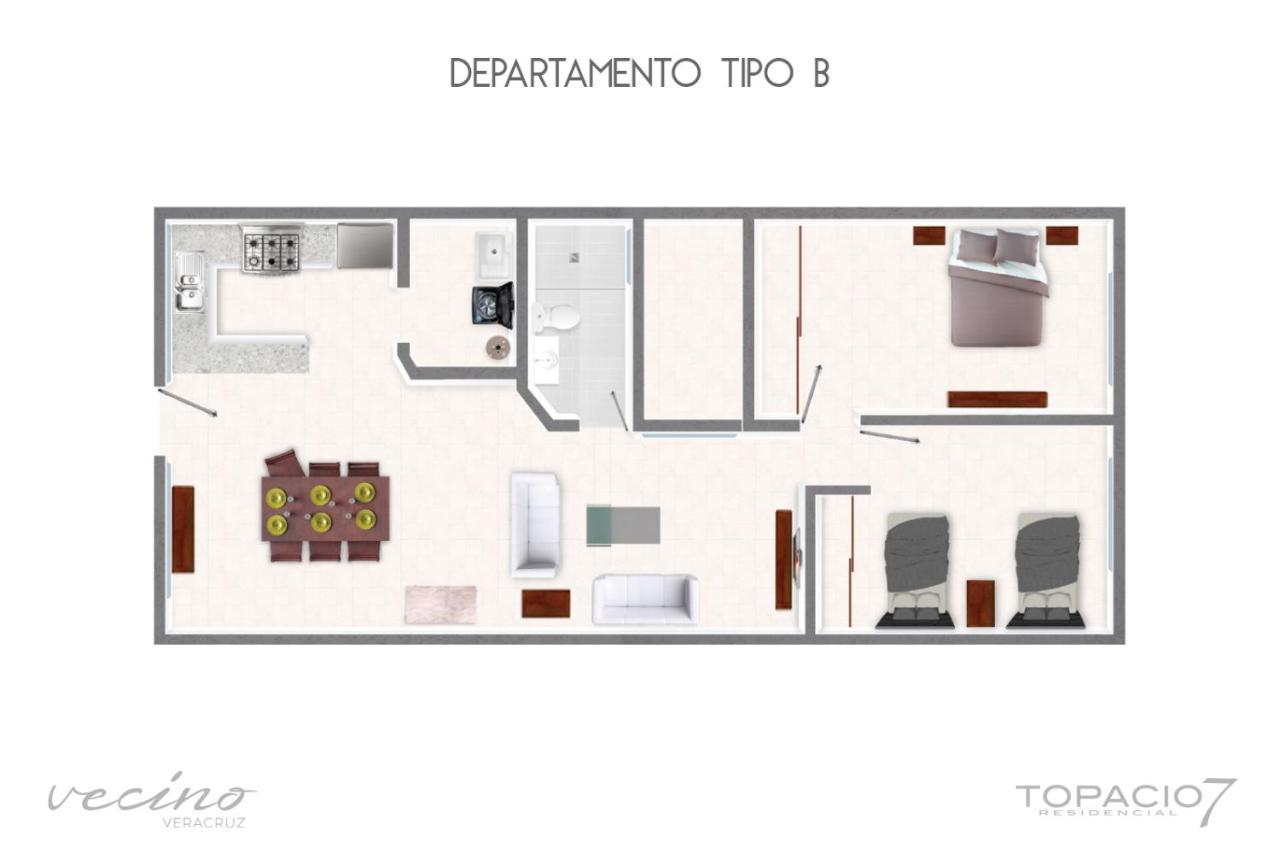 Topacio7 Residencial Boca del Río Εξωτερικό φωτογραφία
